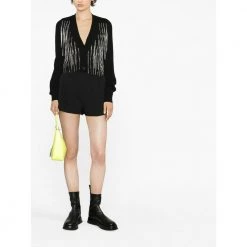 Philosophy Di Lorenzo Serafini V-neck Knitwear Black -Dame-strikkegensere Salg unnamed file 4340