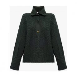 Aeron Bay Sweater With Collar Green
