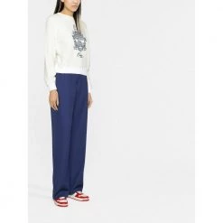 Casablanca Round-neck Knitwear White -Dame-strikkegensere Salg unnamed file 4352