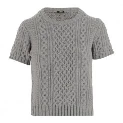 Aspesi Round-neck Knitwear Gray 5 Aspesi Round-neck Knitwear Gray -Dame-strikkegensere Salg unnamed file 4360