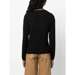 Allude Round-neck Knitwear Black -Dame-strikkegensere Salg unnamed file 4383