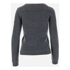 JW Anderson Round-neck Knitwear Gray -Dame-strikkegensere Salg unnamed file 4389