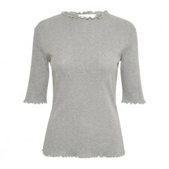 Karen By Simonsen Round-neck Knitwear Gray