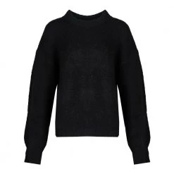Guess Round-neck Knitwear Black -Dame-strikkegensere Salg unnamed file 4405
