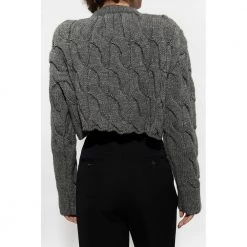 HALFBOY Cropped Sweater Gray