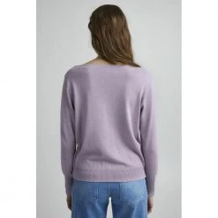PULZ Jeans Sara Boatneck Pullover Purple -Dame-strikkegensere Salg unnamed file 445