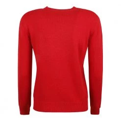 MC2 Saint Barth Round-neck Knitwear Red -Dame-strikkegensere Salg unnamed file 4463