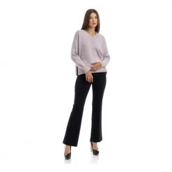 Drumohr V-neck Knitwear Purple -Dame-strikkegensere Salg unnamed file 4535