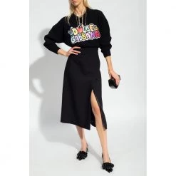 Dolce & Gabbana Round-neck Knitwear Black -Dame-strikkegensere Salg unnamed file 4575