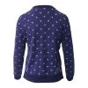A.P.C. Floral Printed Sweater Top Blue