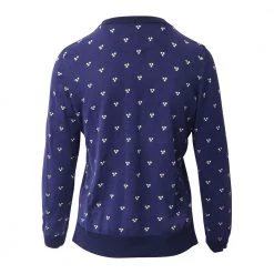 A.P.C. Floral Printed Sweater Top Blue