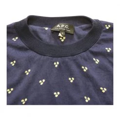 A.P.C. Floral Printed Sweater Top Blue -Dame-strikkegensere Salg unnamed file 4609