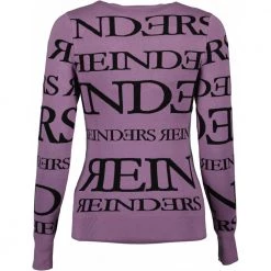 Reinders Sweater All Over Print Purple -Dame-strikkegensere Salg unnamed file 4612