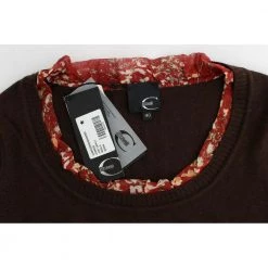 Roberto Cavalli Crewneck Sweater Brown -Dame-strikkegensere Salg unnamed file 4626