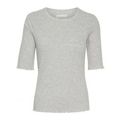 Karen By Simonsen Round-neck Knitwear Gray