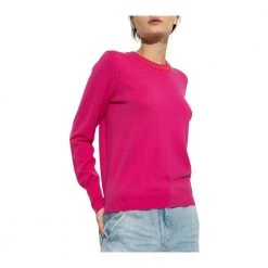 PS By Paul Smith Wool Sweater Pink -Dame-strikkegensere Salg unnamed file 4635