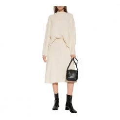 Proenza Schouler Oversize Sweater Beige -Dame-strikkegensere Salg unnamed file 4641