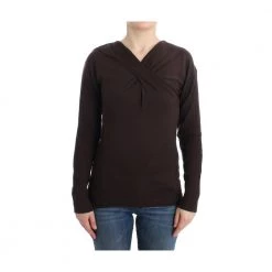 Roberto Cavalli Knitted Wool Sweater Brown -Dame-strikkegensere Salg unnamed file 4645
