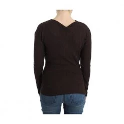 Roberto Cavalli Knitted Wool Sweater Brown -Dame-strikkegensere Salg unnamed file 4646