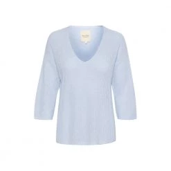 Part Two Netrona Knit Genser Blue