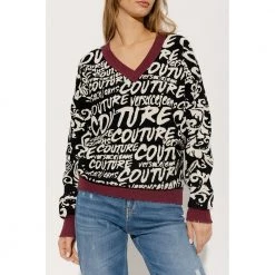 Versace Jeans Couture Sweater With Logo Black -Dame-strikkegensere Salg unnamed file 4670