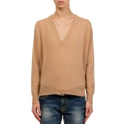 ViCOLO V-neck Knitwear Beige
