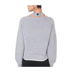 Proenza Schouler Round-neck Knitwear Gray -Dame-strikkegensere Salg unnamed file 470