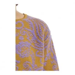 Manila Grace Round-neck Knitwear Yellow -Dame-strikkegensere Salg unnamed file 4722