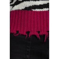 Versace Jeans Couture Patterned Sweater Black