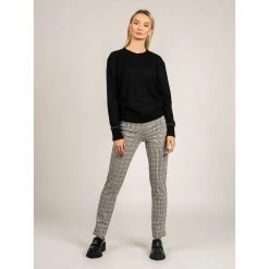 Patrizia Pepe Round-neck Knitwear Black -Dame-strikkegensere Salg unnamed file 4744