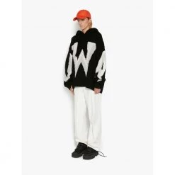 JW Anderson Round-neck Knitwear Black -Dame-strikkegensere Salg unnamed file 4779