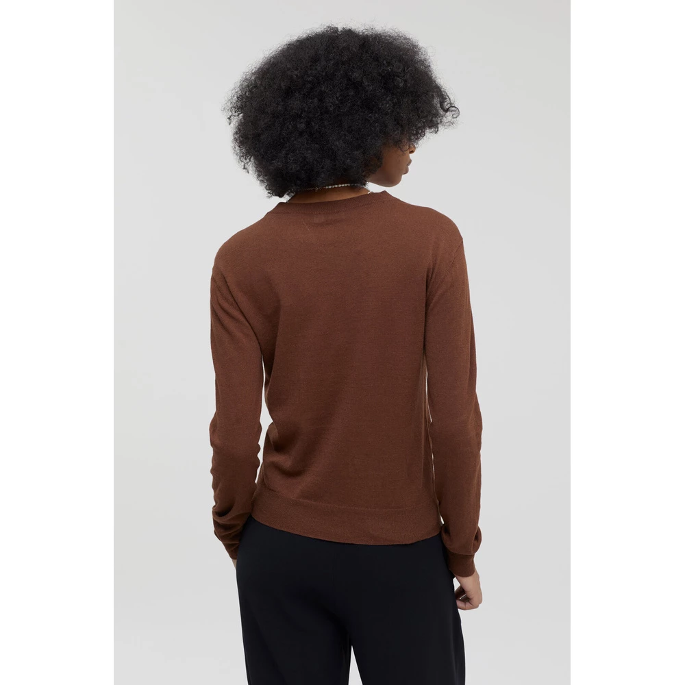 Closed Round-neck Knitwear Brown 2 Closed Round-neck Knitwear Brown - Bilde 2