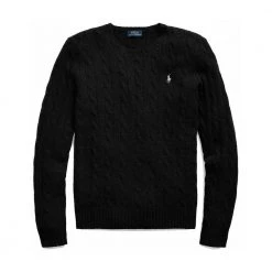 Polo Ralph Lauren Round-neck Knitwear Black -Dame-strikkegensere Salg unnamed file 4786