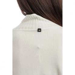 Manila Grace Round-neck Knitwear White -Dame-strikkegensere Salg unnamed file 4799