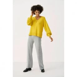 Part Two TaleenPW Sweater Yellow 8 Part Two TaleenPW Sweater Yellow -Dame-strikkegensere Salg unnamed file 4807