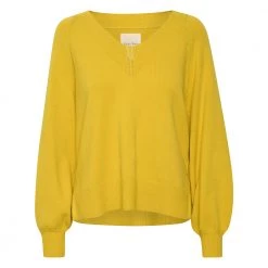 Part Two TaleenPW Sweater Yellow 9 Part Two TaleenPW Sweater Yellow -Dame-strikkegensere Salg unnamed file 4808