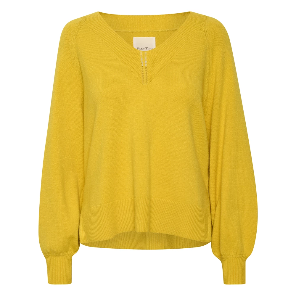 Part Two TaleenPW Sweater Yellow 4 Part Two TaleenPW Sweater Yellow - Bilde 4