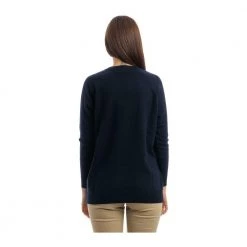 Drumohr Round-neck Knitwear Blue -Dame-strikkegensere Salg unnamed file 4814