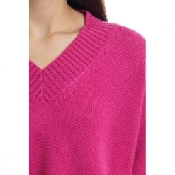 Drumohr V-neck Knitwear Pink -Dame-strikkegensere Salg unnamed file 4823