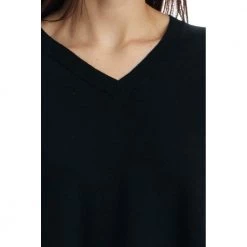 Manila Grace V-neck Knitwear Black -Dame-strikkegensere Salg unnamed file 4835