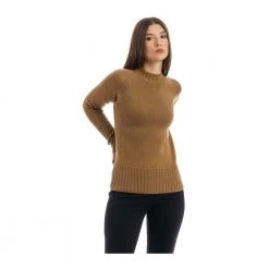 Drumohr Round-neck Knitwear Brown -Dame-strikkegensere Salg unnamed file 4849