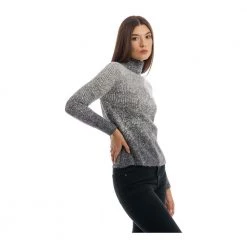 Manila Grace Round-neck Knitwear Gray -Dame-strikkegensere Salg unnamed file 4872