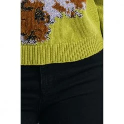 Manila Grace Round-neck Knitwear Green -Dame-strikkegensere Salg unnamed file 4877