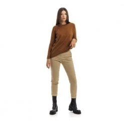 Drumohr Round-neck Knitwear Brown -Dame-strikkegensere Salg unnamed file 4886