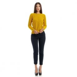Drumohr Round-neck Knitwear Yellow