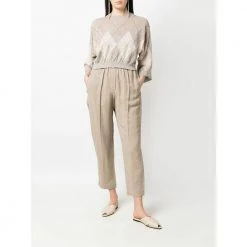 Brunello Cucinelli Sweatshirt M8Q181000 Beige