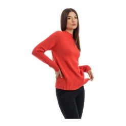 Drumohr Round-neck Knitwear Orange -Dame-strikkegensere Salg unnamed file 4944