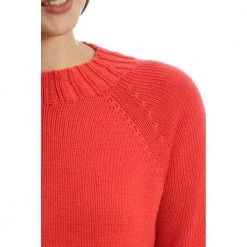Drumohr Round-neck Knitwear Orange -Dame-strikkegensere Salg unnamed file 4945