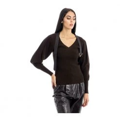 Simona Corsellini SWEATER Brown -Dame-strikkegensere Salg unnamed file 4960