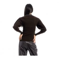 Simona Corsellini SWEATER Brown -Dame-strikkegensere Salg unnamed file 4963